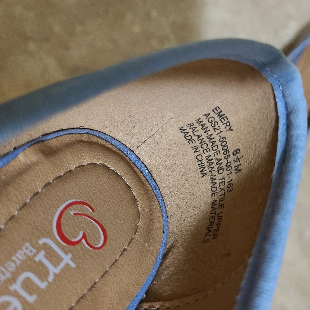 BareTraps Blue Flats - Picture 2 of 5